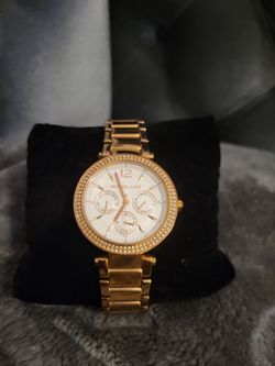Michael Kors Parker rose gold Glitz Watch MK-5781