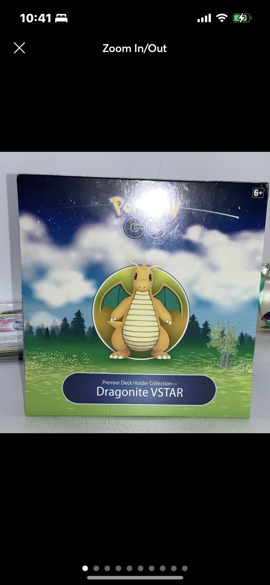  Pokémon TCG: Pokémon GO Premier Deck Holder  Collection—Dragonite VSTAR : Toys & Games