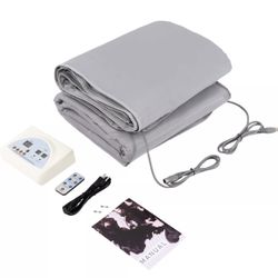 NEW! Sauna Blanket for Detoxification, Portable Far Infrared Sauna for Home Relaxation Infrared Blanket Sauna with 113-176℉, Home Sauna Blanket with S