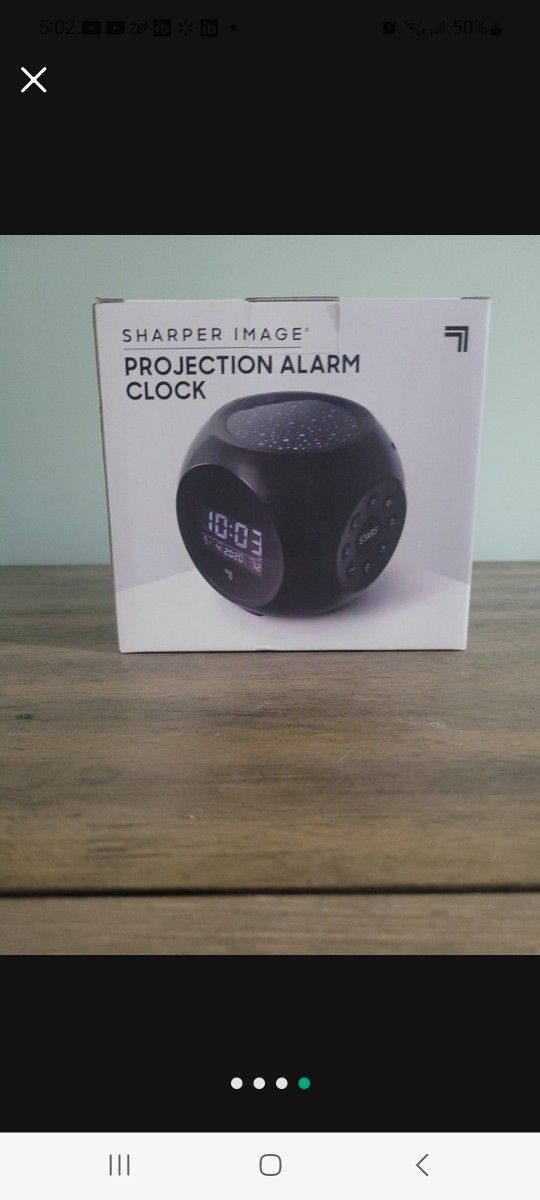Sharper Image Alarm Clock 