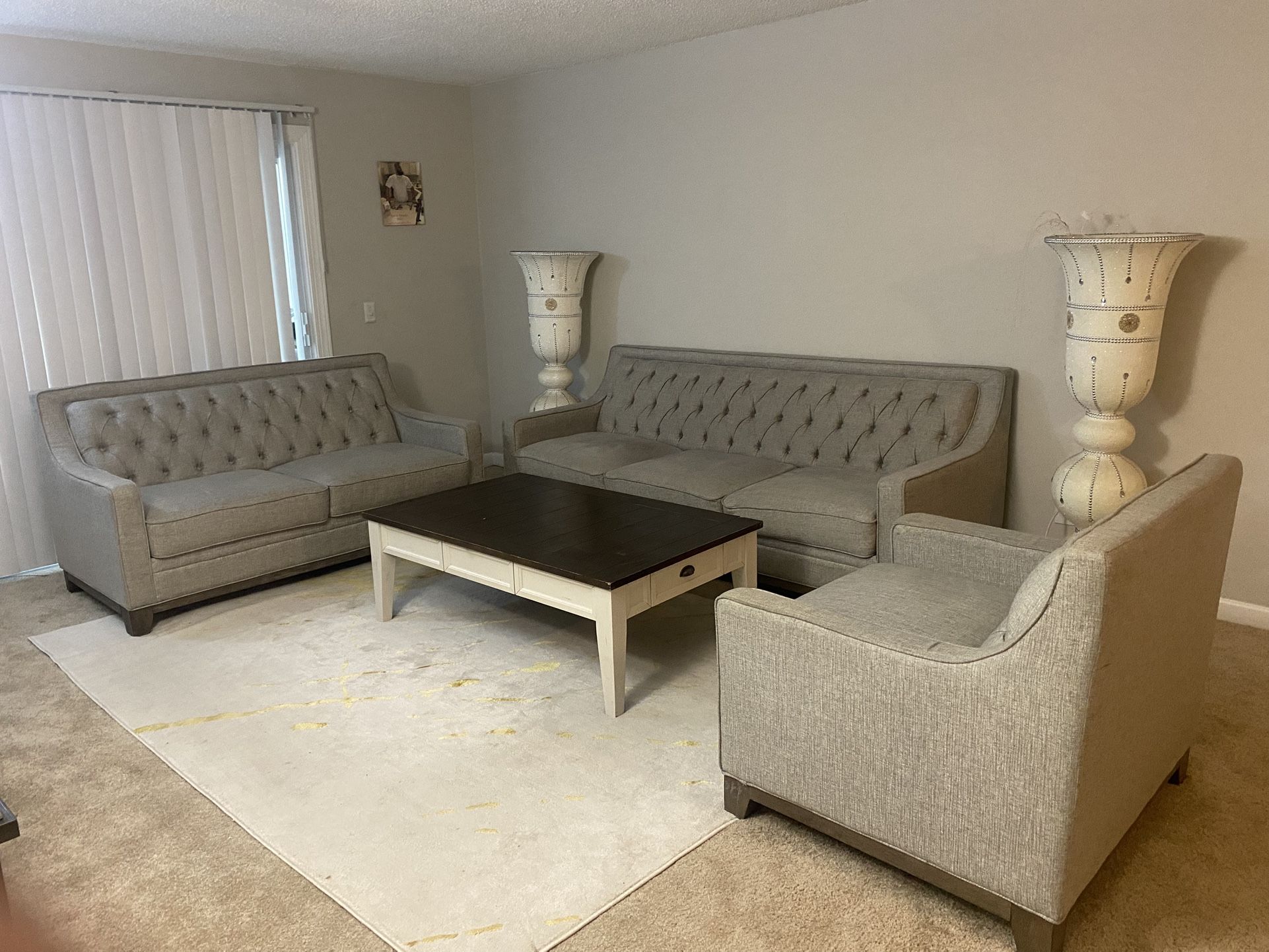 Couches And Loveseat Three-Piece