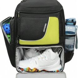 Pickleball Bag For Men And Women Equipment Backbag With Shoe Compartment