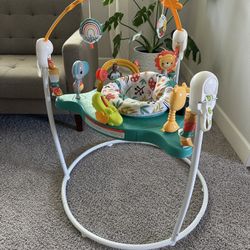 Fisher-Price Baby Bouncer Whimsical Forest Jumper Activity Center