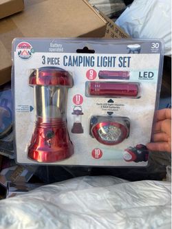 3 PIECE CAMPING LIGHT SET