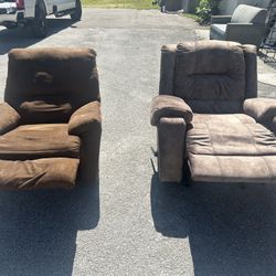 Two Reclining Manuals Sofa 