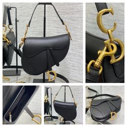 black plain CDSADDLE saddle bag 24×6×18cm
