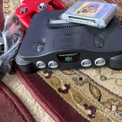 Nintando 64  With Mario Paper Game 