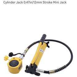 Hydraulic Jack 20T Low Profile Hydraulic Jack Porta Power Kit with CP-180 Manual Hydraulic Hand Pump Multi Section 20T Hydraulic Ram