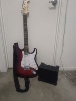 Electric guitar/ sunburn tobacco color