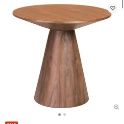 2 Walnut End Tables 