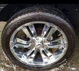 23 in rims and tires