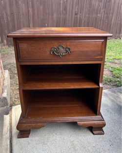 Solid Wood Side Table / Nightstand