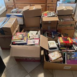 Lot Of 25 Boxes of Novel, Nonfiction, Science, History, and Biography Books
