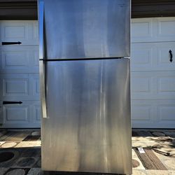 Stainless steel fridge