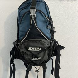 Outdoor Products Hiking Daypack Backpack (has a hydration pocket, water reservoir not included)  