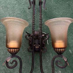 2 Light Brass Wall Sconses