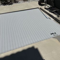     2 Pieces Retractable Patio Shade* Roll-Up Patio Shade * Outdoor Roller Shade* Retractable Sun Shade