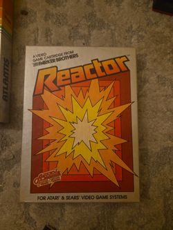 Reactor Atari Game Cartridge by Parker Brothers