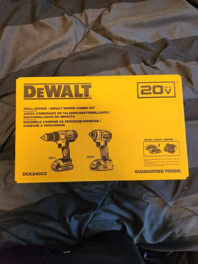 Dewalt Drill And Impact Gun