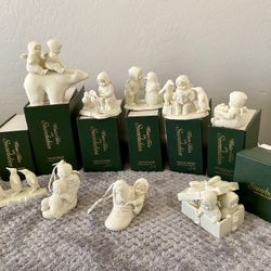 Snowbabies Dept 56 Originals Retired Figurines & Ornaments Lot#2 Vintage Collectibles 