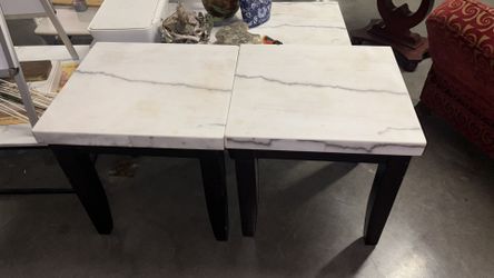 3 piece Real Marble Table Set 
