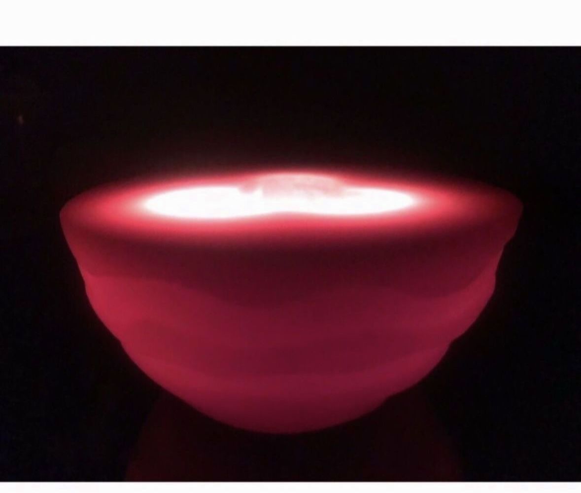 Large 3 Wicks Pink Unscented Candle