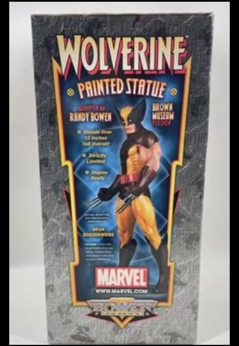 WOLVERINE Bowen Brown Museum Statue 12" X-Men 365/1500 - NIB