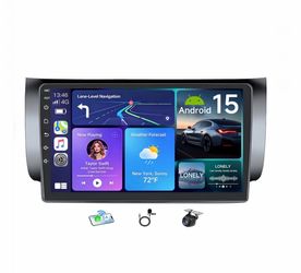 Car Stereo Radio Nissan Sentra 2013 2014 2015 2016 2017 Wireless CarPlay Android Auto, 10” Touch Screen Head Units, Backup Camera