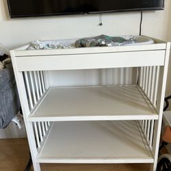 Ikea Diaper Table and Accessories