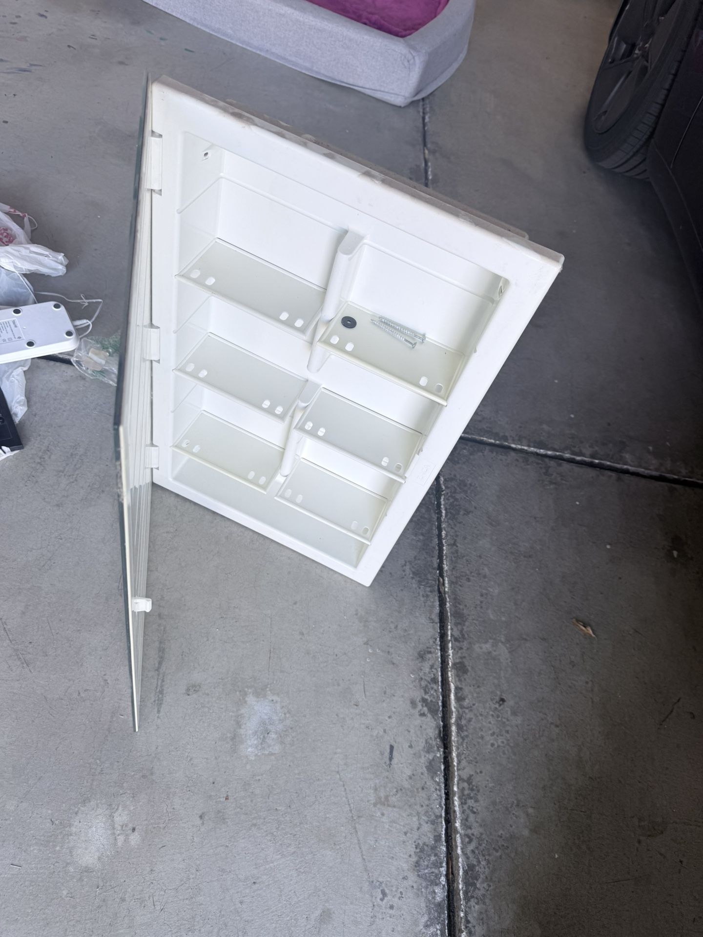 Cabinet With Mirror For Bathroom.