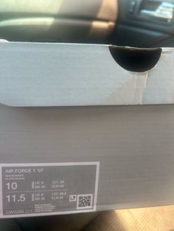 White Air Forces Size 10