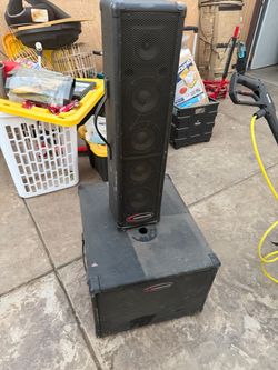 Harbinger PA Speaker System with Subwoofer