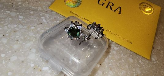 2CT REAL MOISSANITE White Gold Plated