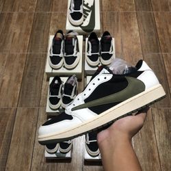 J1 Low Travis Olive - All Brand New