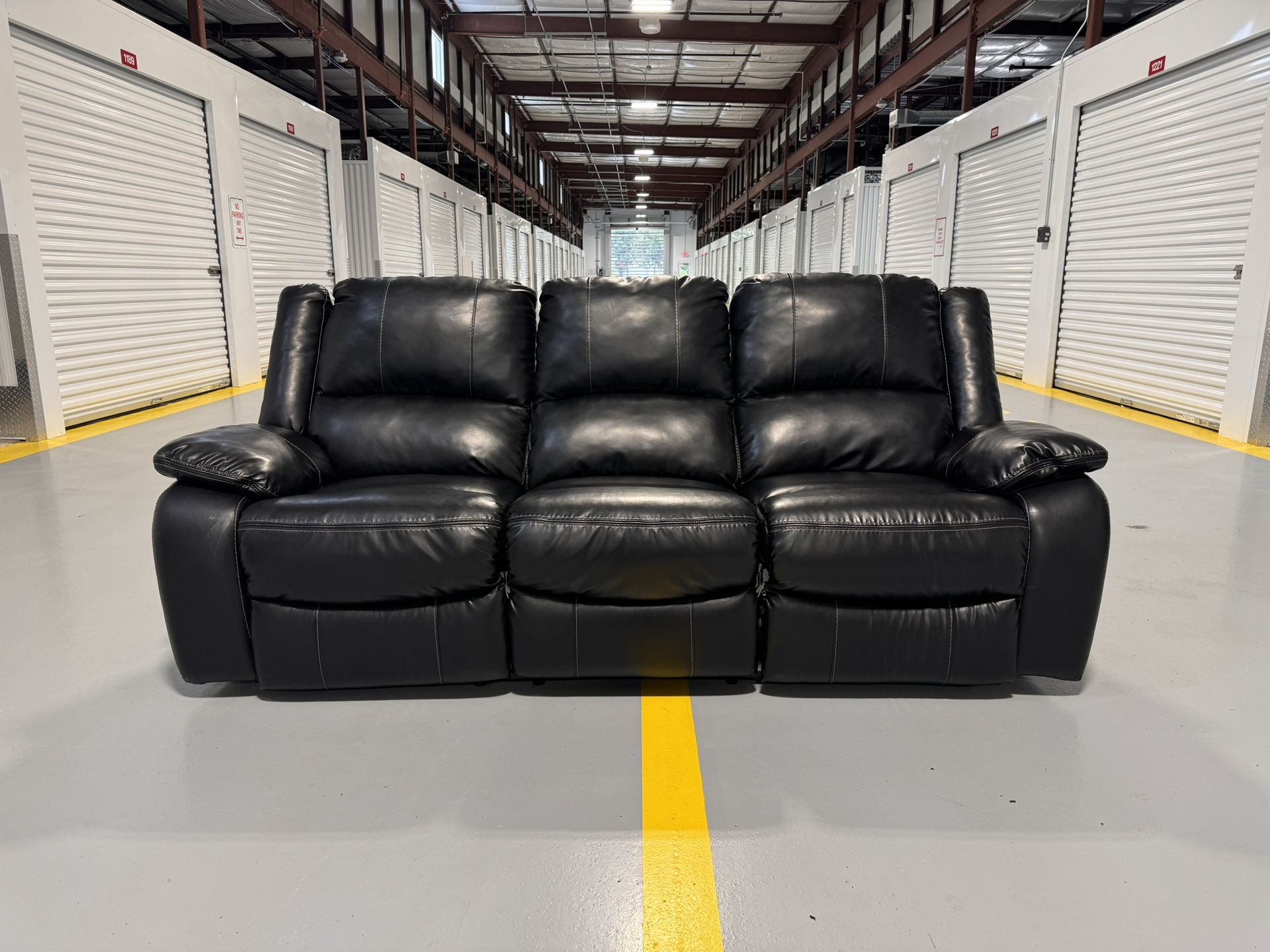 Leather Electric Recliner Couch