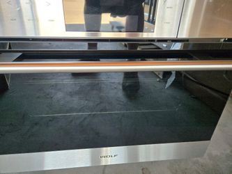 Wolf E Series 24" Stainless Steel Single Steam Wall Oven New