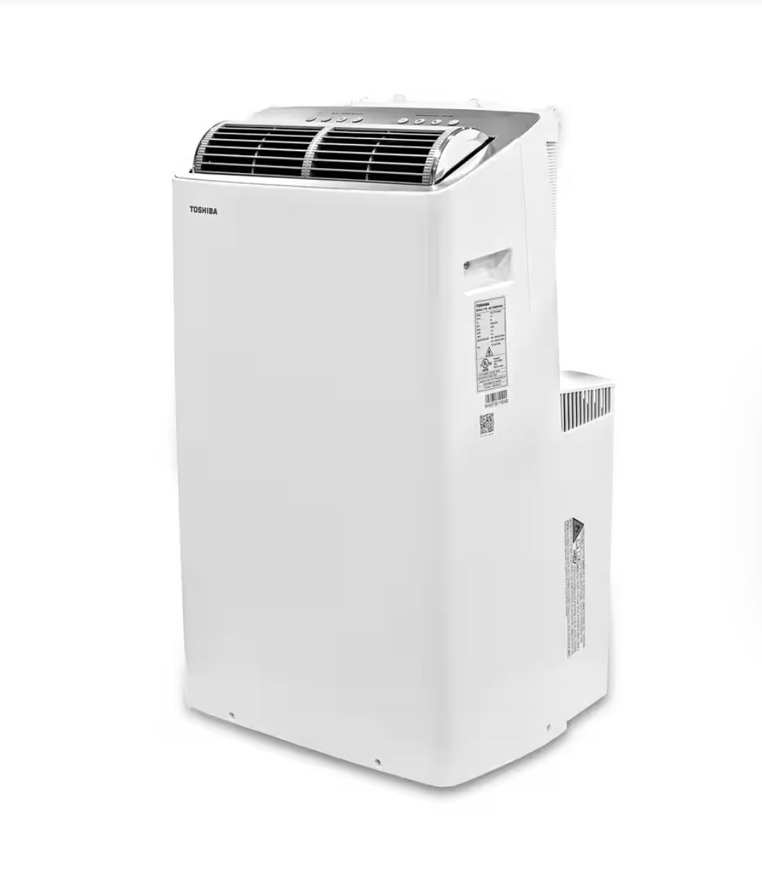 14,000 BTU-115-Volt Inverter Wi-Fi Quiet Portable Air Conditioner w/Heat White