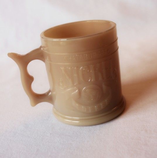 1980s Whataburger Glass Nickel Coffee Mug