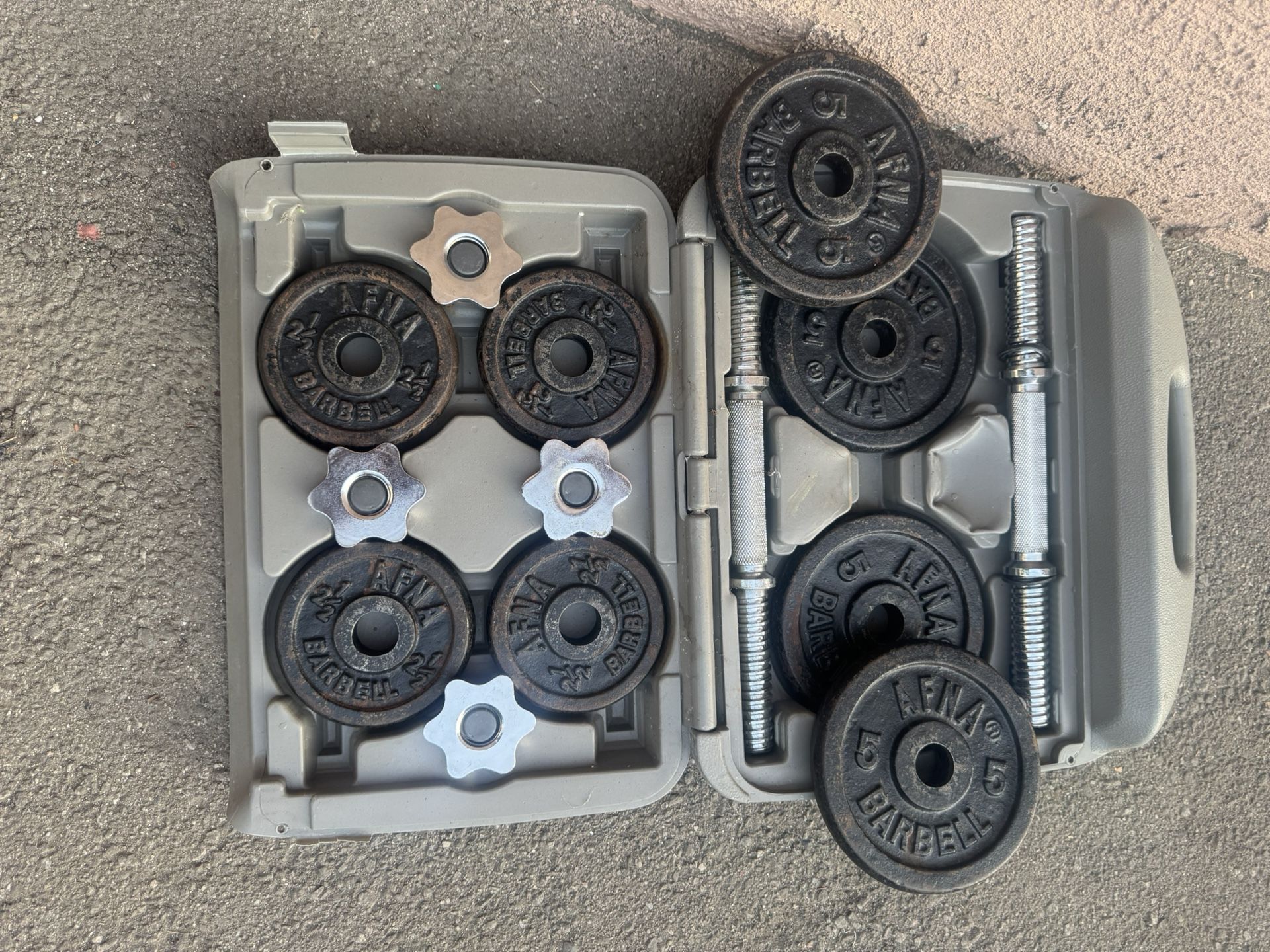 Fitness Gear 40 lb Adjustable Dumbbell Set