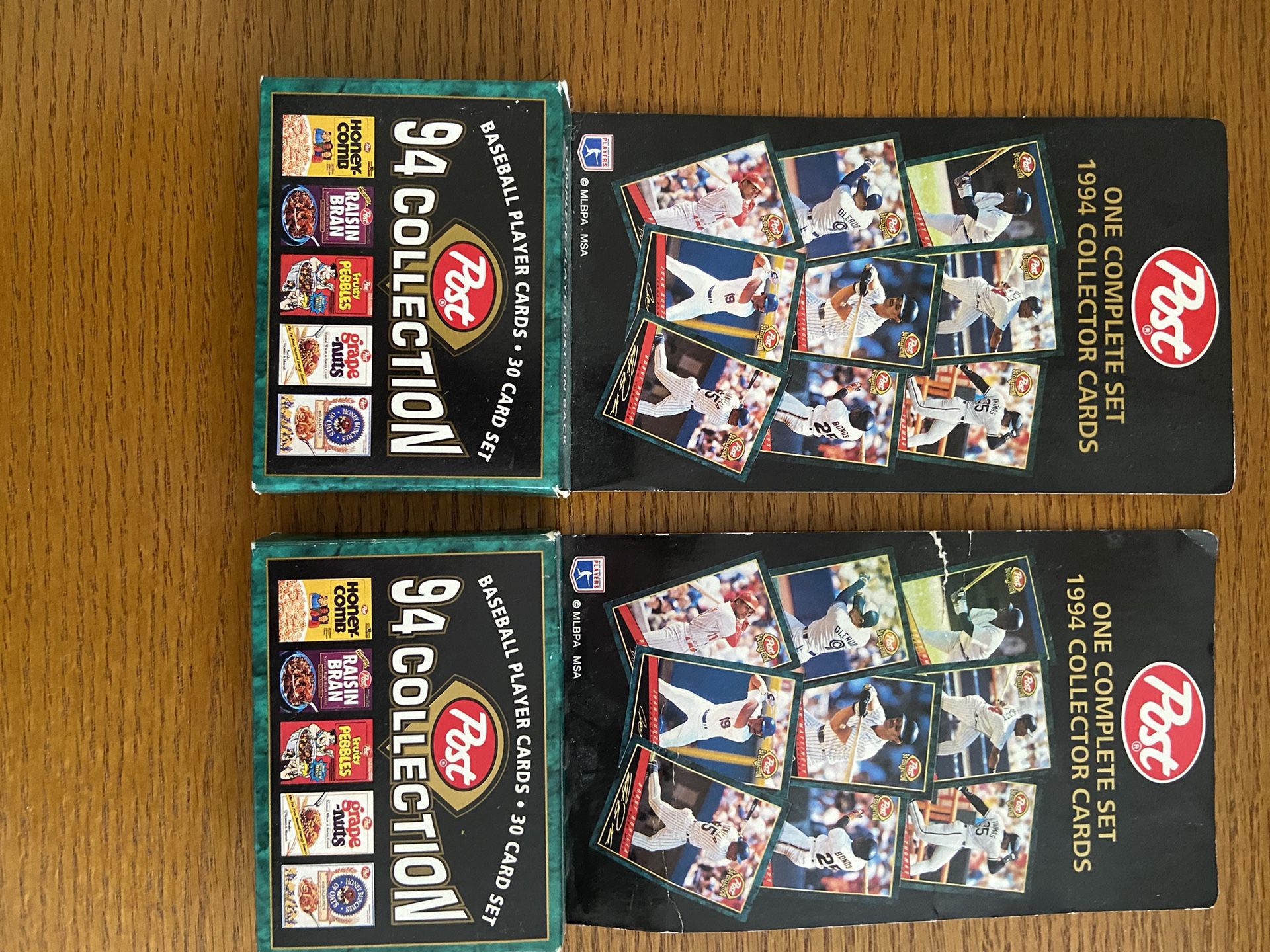 Post Baseball Card Set
