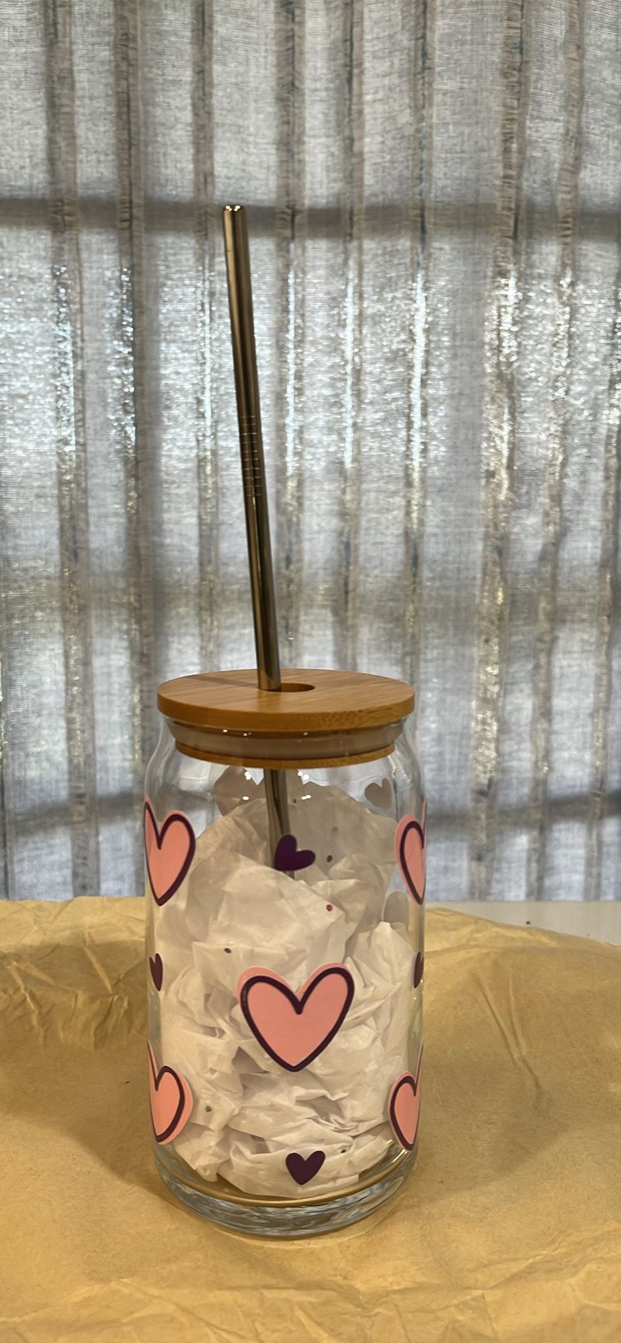 Thermal Vinyl Glass Cup