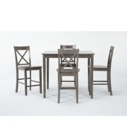 Tall Table, 4 Chairs 200$ Like New