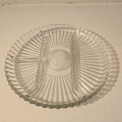 Cut Glass Serving Dish