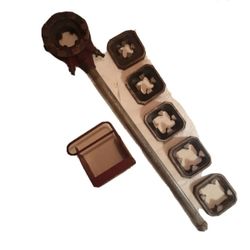 Vintage Reed MFG Co. No. S-84 NPT Ratchet Pipe Threader 5-Die Set and Die Tray