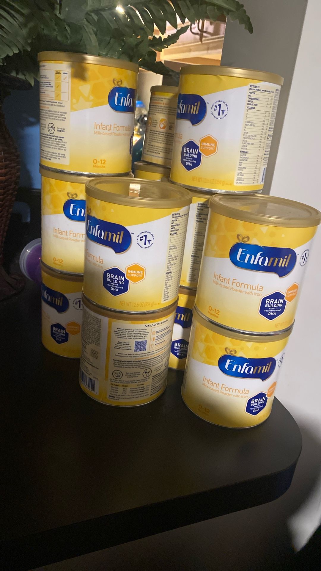 8 Brand New Cans Baby Formula