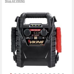 $60 Viking 1000 peak amp Multifunction Jump Starter and Power Pack with 150 PSI air Compressor USB