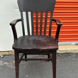 Antique Heywood Wakefield Wood Chair