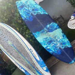 Wavestorm 5'8" Retro Fishtail Surfboard.