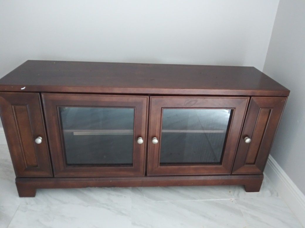 Wood Frame TV Stand
