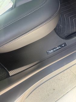 Tesla Model Y all weather floor liners.